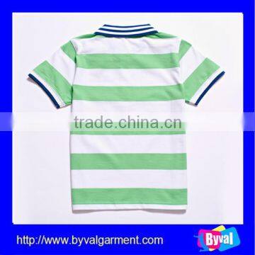 Korean Children Clothing of Polo Shirt Custom Fashion Stripe Kids Polo Shirt Wholesale Children Clothing Usa photo-2