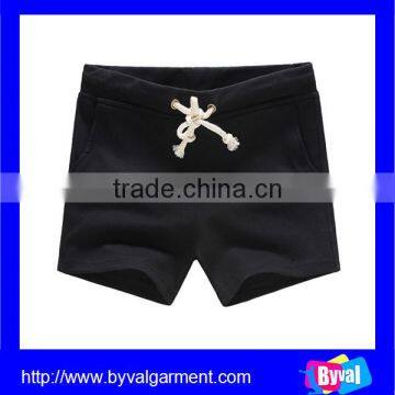 Women Summer Elastic Waist Cotton Shorts Breathable Short Pants Casual Shorts Custom photo-6