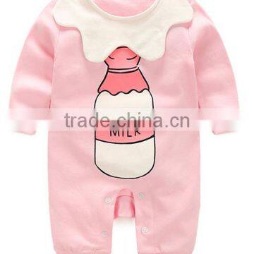 Customized Unisex Gender Baby Rompers 0-3-6months Adorable Printing Wholesale Good Quality Baby Sleeve Babysuits photo-3