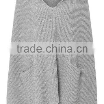 Hot Selling Custom Hoodie Cashmere Wrap Shawl Scarf With Pocket