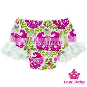66TQZ460 Lovebaby Fancy Girl Ruffle Short Printed Flowers Pants Suits For Baby Gilrs Wear photo-3