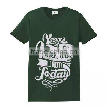 2016 Men Fashion Design Blank Color Bulk Golf 50/50 Polyester Cotton T Shirt photo-2