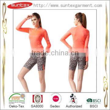 Suntex Girls Sports Singlet Promotion Printed Running Shirts Running Pants