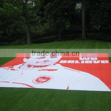 Printed polyester advertising giant flag