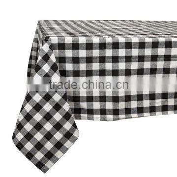 100% cotton yarn dyed table cloth from India