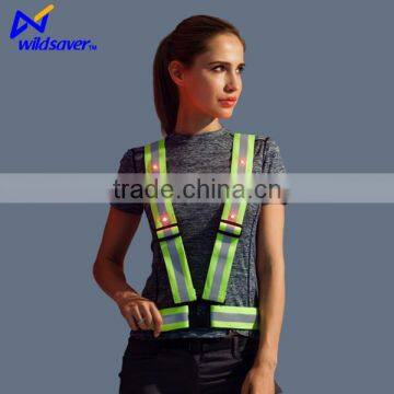 Latest v shape portable washable hi vis officer safety vest reflective