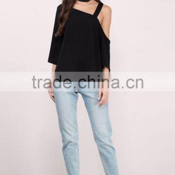 2017 Latest Fashion Design Lady Clothing Summer Top Women photo-2