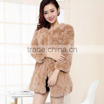 2017 winter new Korean version of the orn rabbit fur fur coat in the long paragraph women fur women wholesale manufacturers