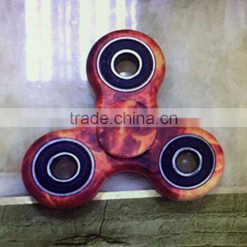 Camouflage Hand Spinner Triangle Finger Gyro Finger Toy Decompression Creative EDC Toys Colorful Spiral photo-2