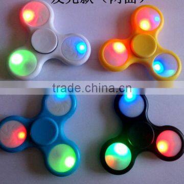 Glowing Fingertips Gyro LED Flash Decompression Bursts Glittering Three Leaf Gyro EDC Toys Variety of Wholesale photo-4
