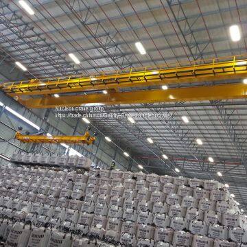 Поворотный телескопический электромагнитный мостовой кран с несущей балкой photo-4