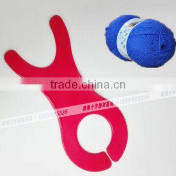 Colorful Cross Stitch Material Hand Knitting Yarn Bobbin Plastic Threading Boards