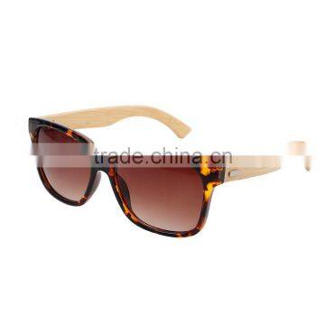 China Wholesale Tawny Natural Leopard Print PC & Bamboo Promotion Sunglasses Factory