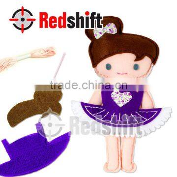 Sewing Bellerina Do it yourself Fashion doll kit diy art and craft