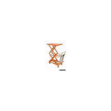 Hand-hydraulic table truck