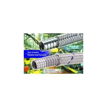 over Braiding Electric Flexible metal Conduit for heavy equipment wiring