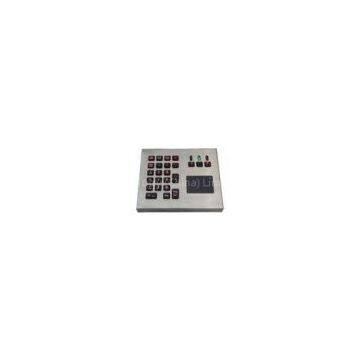 IP65 dynamic backlight pc keyboards/keypad with touchpad vandal proof waterproof