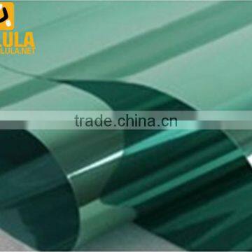 Self-adhesive building window mirror film