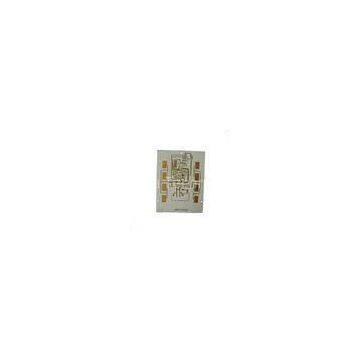 Rogers double sided circuit board PCB 1.2MM , Flash Gold Finishing , white solder mask