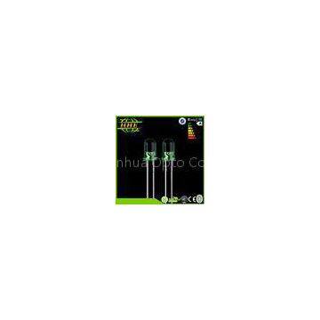 InGaN / GaAsp Epistar Chip Fresh Green 5mm LED Diode round shape for Indicators