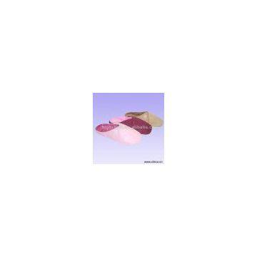Sell Women's Micro-Suede Indoor Slippers with Acrylic Fur Lining