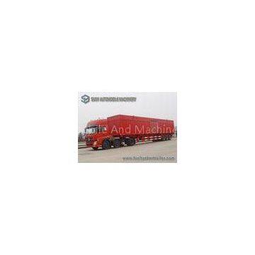Q235 / Q345 60 Cubic / 70 Cubic Van Semi Trailer 3 Axle Box Trailer