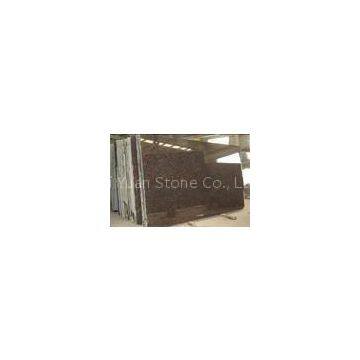 Indian Tan Brown Granite Stone Slabs for Coffee Coral Project , Granite Bar Tops