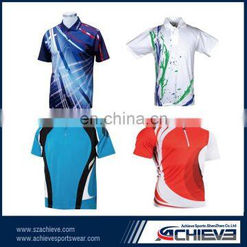 no minimum custom badminton polo shirt pakistan