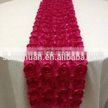 High Quality Fancy Wedding Rosette Table Runner