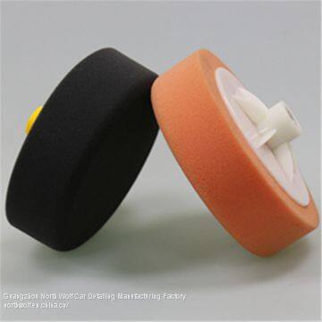 Cutting & Shine Sponge Foam Buffing Pads 6inch Orange Color photo-3