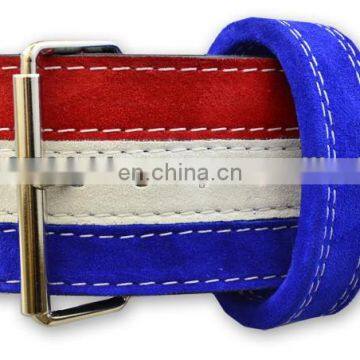 3 Color Suede Prong Belt