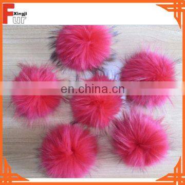 Wholesale fur pom poms, raccoon fur