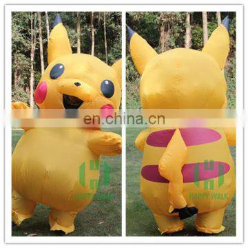 halloween inflatable pikachu mascot costume inflatable costumes lyjenny For Adults And Kids