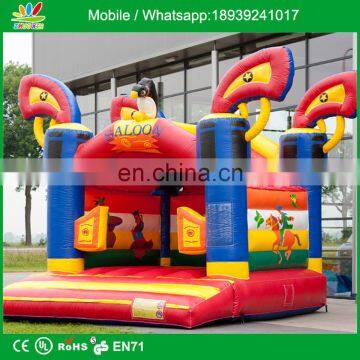 Digital Painting kids inflatable bounce bed