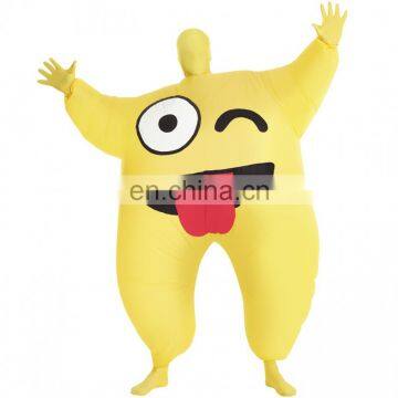 INFLATABLE EMOJI COSTUME CHEEKY MEGAMORPH COSTUME FANCY DRESS FOR ADULT