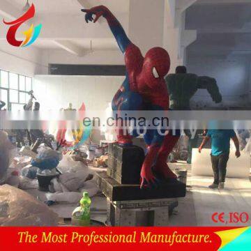 High Quality Life Size Fiberglass Spiderman Statue For Park photo-2