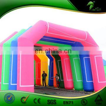 Custom Logo Paste Inflatable Arch Line With Internal Fan photo-4