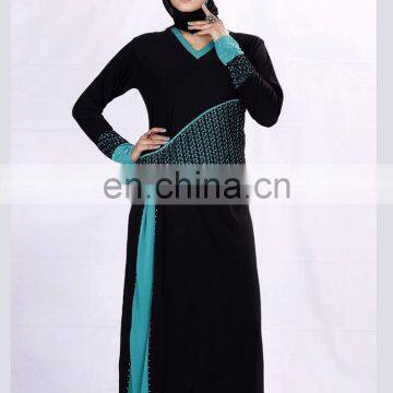 Black Colored Lycra Abaya