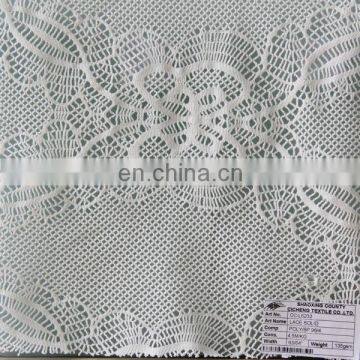 new style CC-L6032 poly spandex solid lace fabric for garments