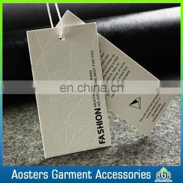 New Design Art Paper Printing Cheap Custom Embossed Hang Tags Wholesale photo-6