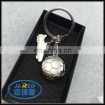 Cheap Soccer Shoes Keychain Metal Football Keychain