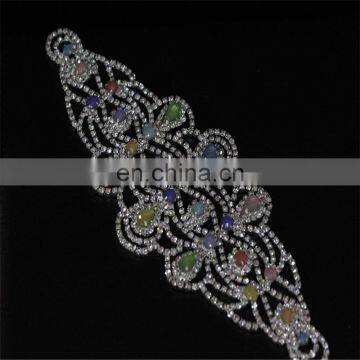 Yanjing Jewelry rhinestone applique crystal rhinestone applique for wedding dress