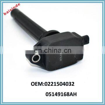 Baixinde brand High Quality BRAND Ignition coil Pack OEM 0221504032 05149168AH for JEEP VW Ignition Coil