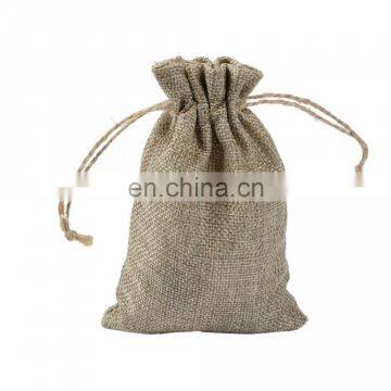 Wholesale low cost mini jute jewelry pouch bag small