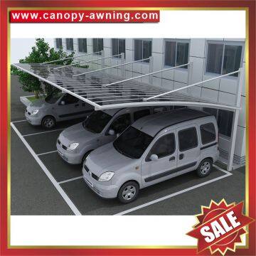 hot sale alu aluminum pc polycarbonate parking car canopy carport shelter cover awning canopies manufacturer