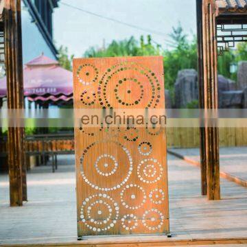 Corten Steel Texture Custom Outdoor Corten Steel Screen photo-2
