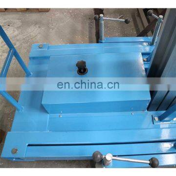7LSJLI Jinan SevenLift 8m Personal Portable Hydraulic Single Person Man Automatic Electric Lift