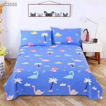 100% Polyester Pigment Printed Flower Design Baiyi Textile Fabric for Bedding photo-2