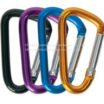 Swivel Eye Snap Hook Colorful Aluminium Carabiner Snap Hook