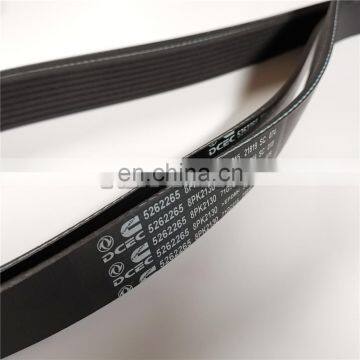DCEC Cummins ISDe Diesel Engine Cooling Fan Belt 5262265 8pk2120.9 photo-2